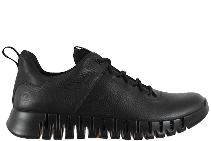 ECCO GRUUV M GORE-TEX SKO I SORT GLAT SKIND