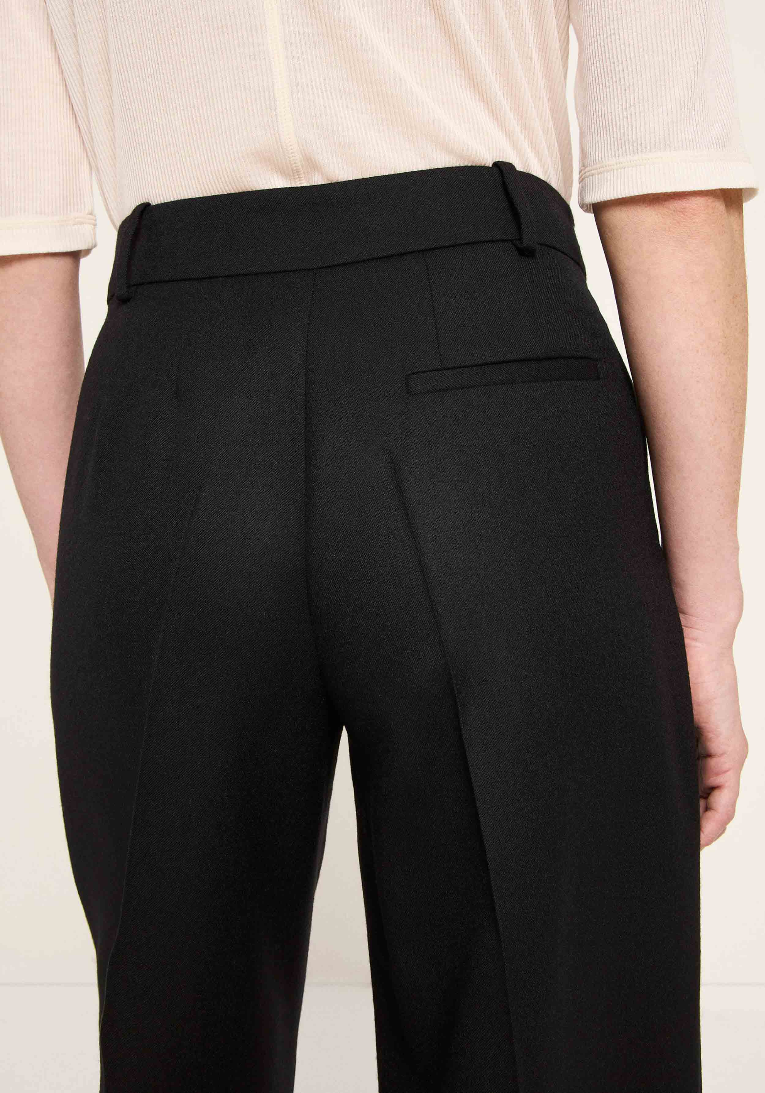Lanius Verkürzte Hose Black