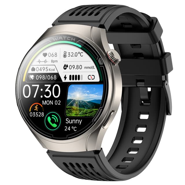 Smartwatch med søvnhjælp og massage Sølv