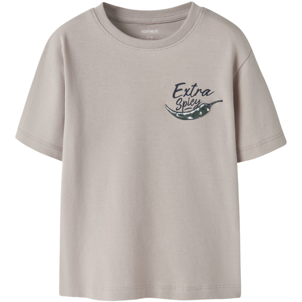 Køb Name It Chateau Gray Nmmhughe Ss Nreg Top Box