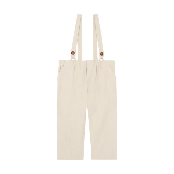 Zhoe & Tobiah Pantalon à Bretelles | Beige