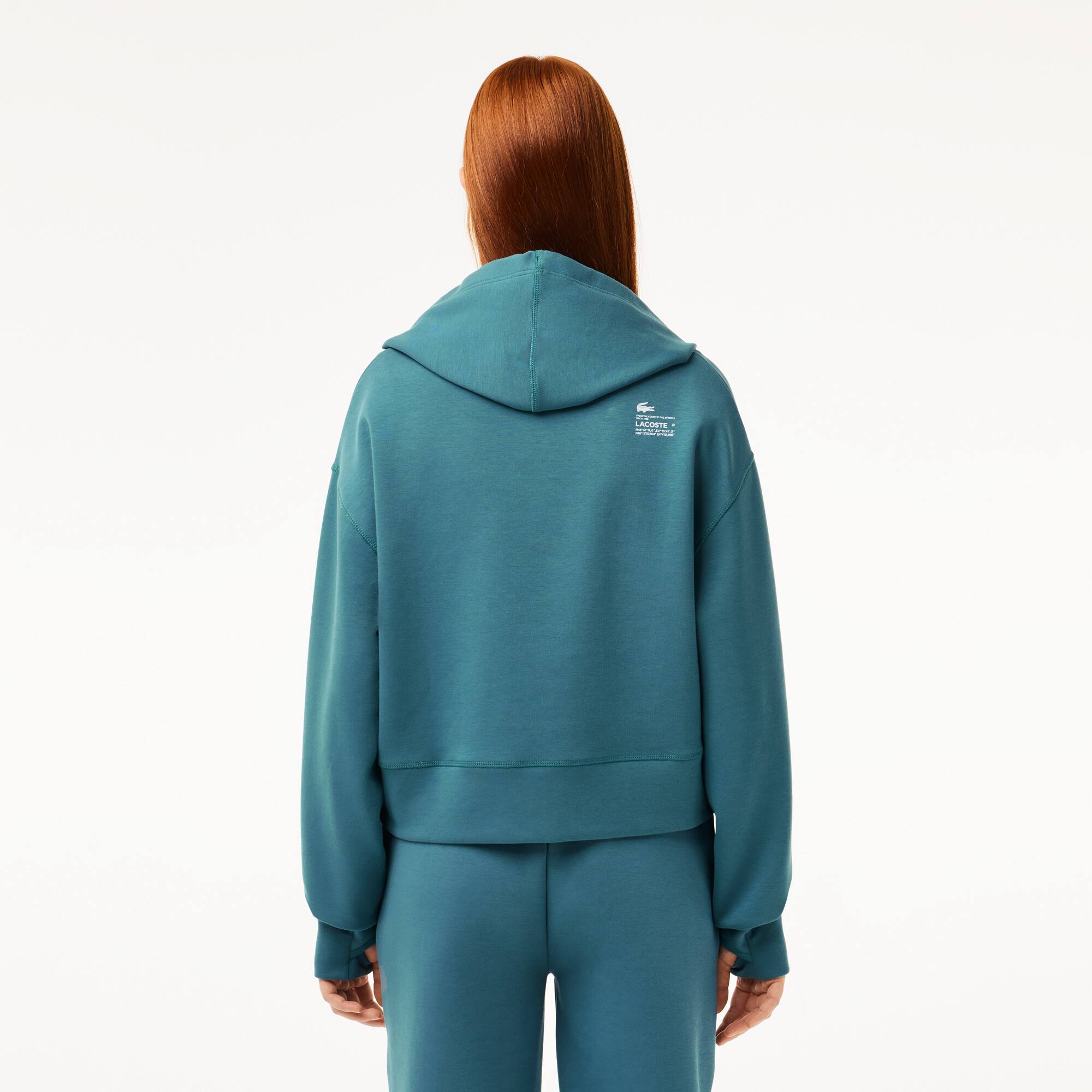 Damen LACOSTE Jogger Kapuzen-Sweatshirt Sweatshirts - Blau - Lacoste - Damen