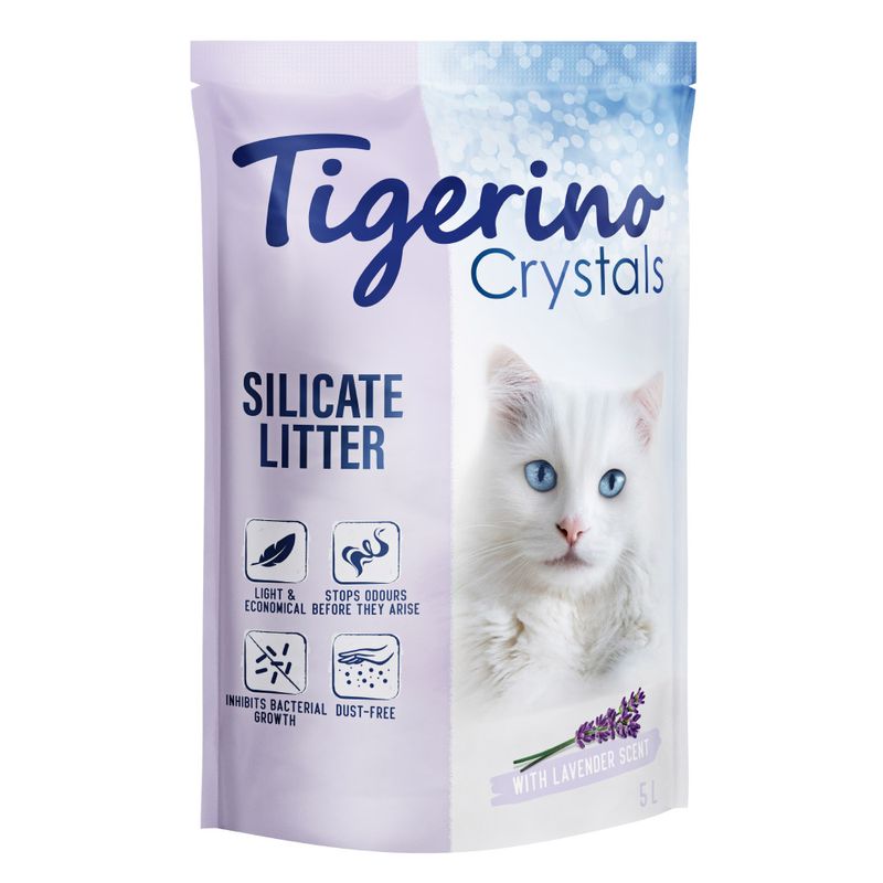 Litière Tigerino Crystals Lavande à prix discount sur bitiba.fr
