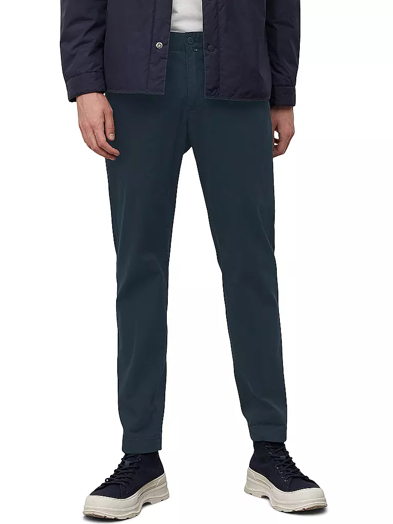 MARC O'POLO Chino Tapered Fit blau