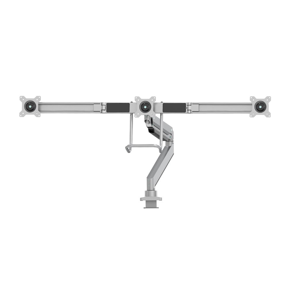 Neomounts NM-D775DX3SILVER bureausteun voor 3 flatscreens