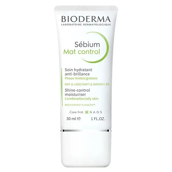 Bioderma Sébium Mat Control Tratamento Antibrilho para Pele Mista a Oleosa 30ml