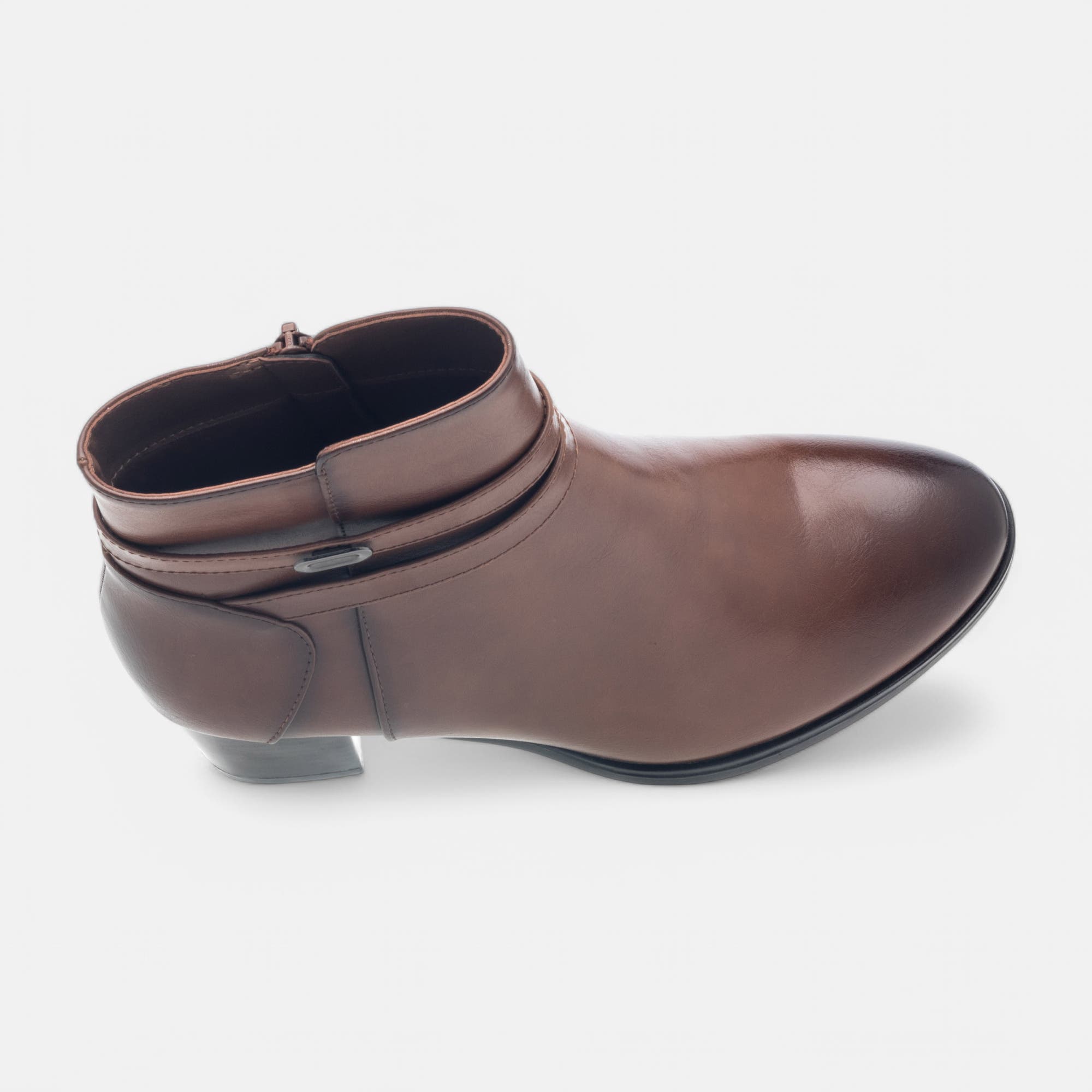 Bottines à talon Femme cognac