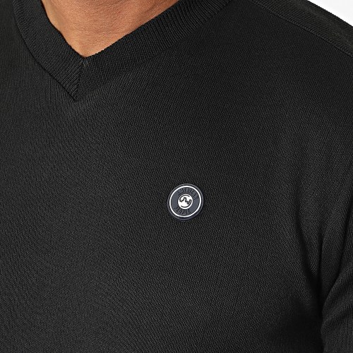 Pull Col V Noir