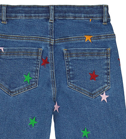 The New Jeans - TnDania Star Wide - Medium+ Blue m. Sternen