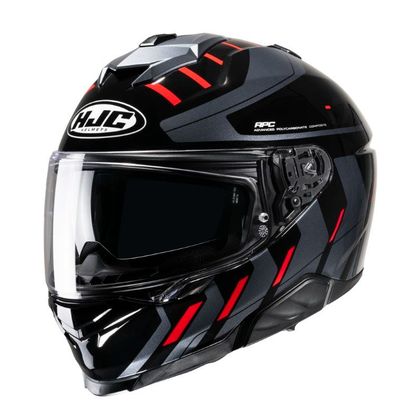 Casque Hjc I71 - SIMO - Noir / Rouge