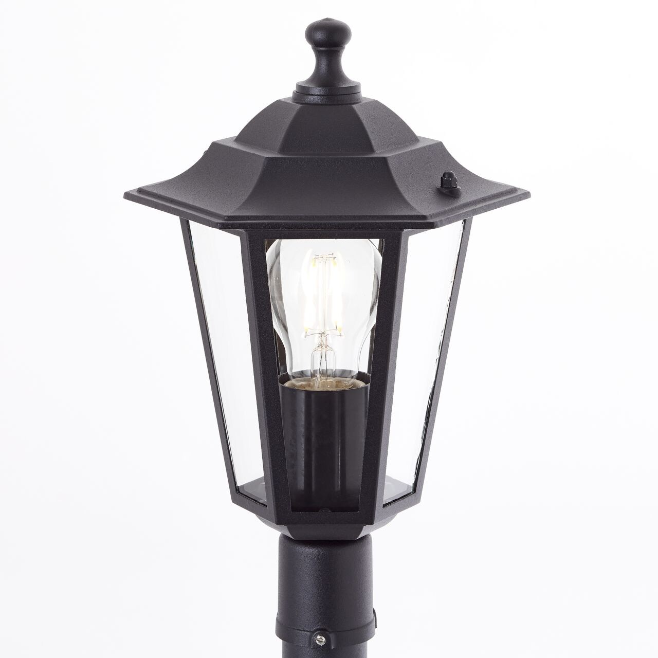 BRILLIANT Carleen Außenstandleuchte 100cm schwarz | 1x A60, E27, 60W, geeignet für Normallampen (nicht enthalten)