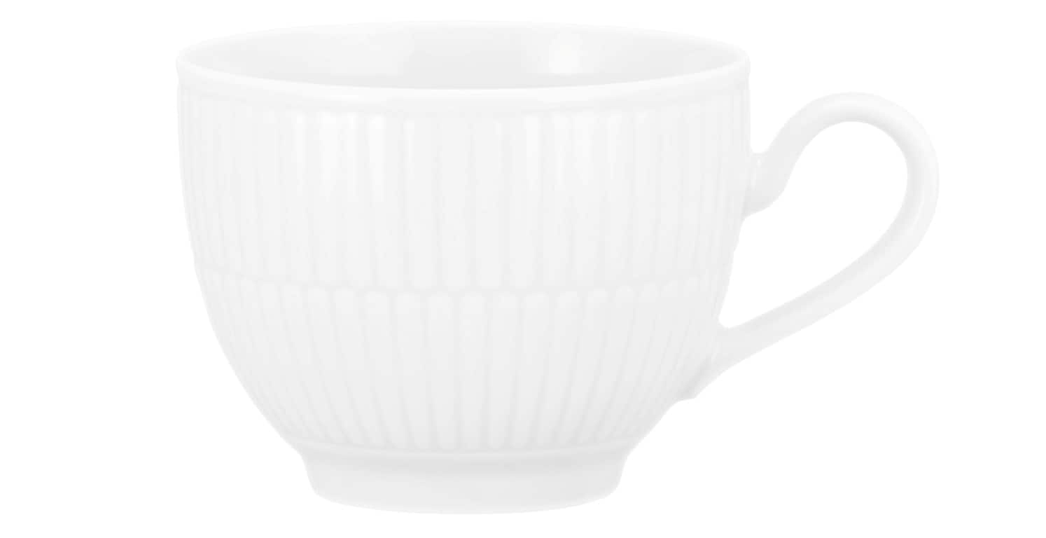 Seltmann Weiden Kaffeetasse AMINA 6er Set Porzellan weiß