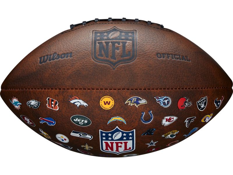 Wilson Football NFL Throwback 32 Team Logo Football