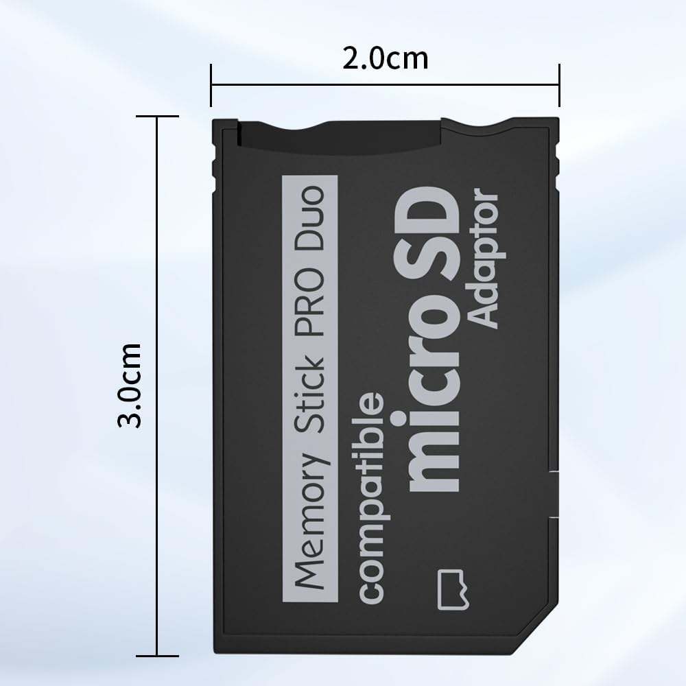 Micro SD Adapter auf MS Memory Stick Pro Duo PSP PlayStation Portable Speicherkarte
