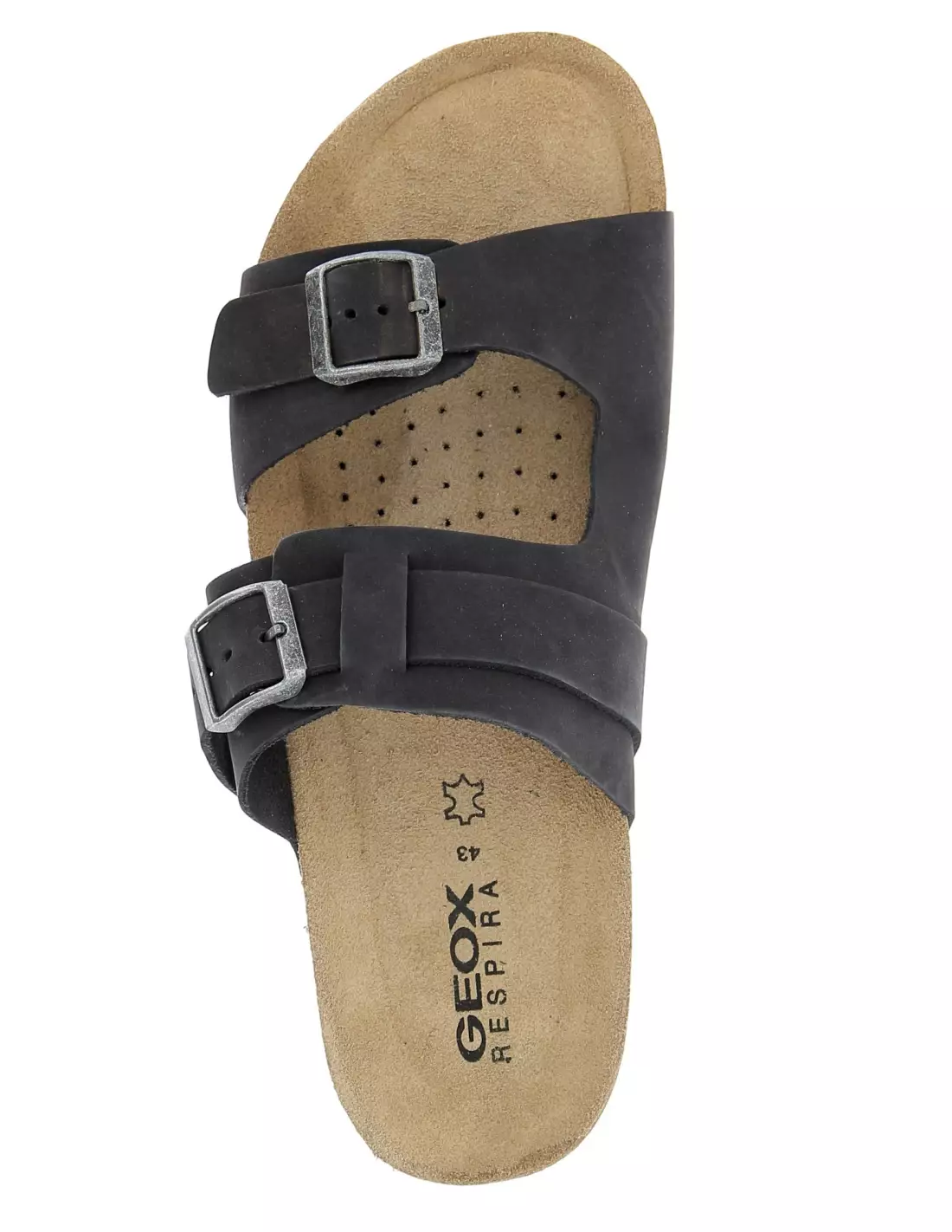GEOX GHITA - Sandales, mules & nu-pieds NOIR