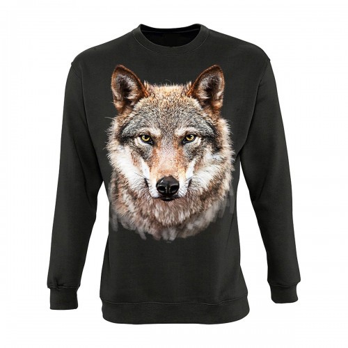 Moletom Wolf, cinza