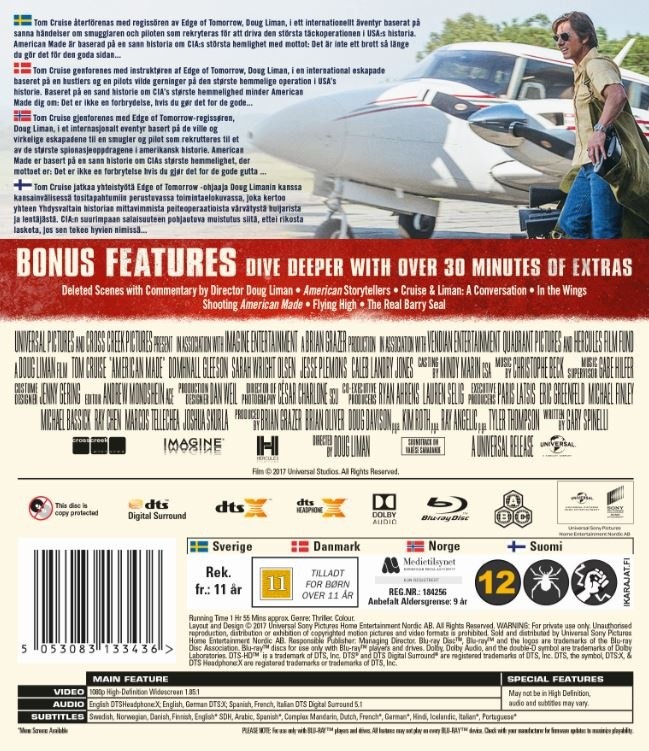 American Made (Blu-Ray)