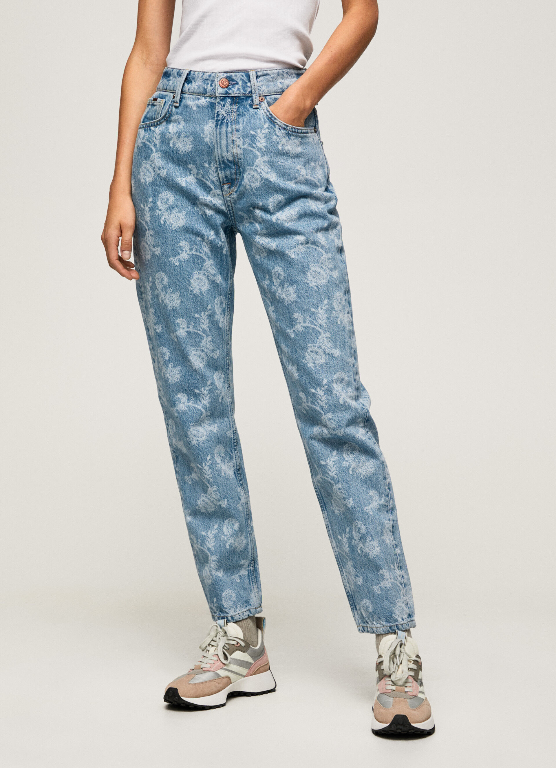 Calça jeans VIOLET FIT Relaxed High Waist - jeans