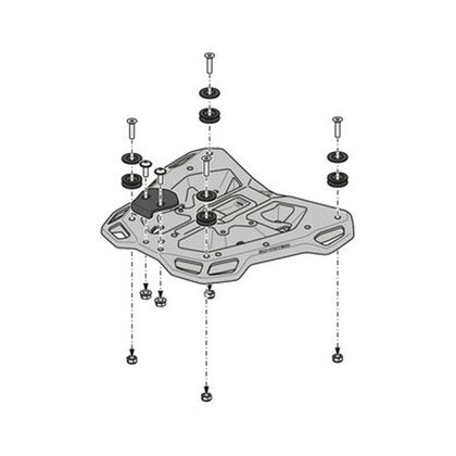 Porte Bagage SW-MOTECH STREET RACK - Noir