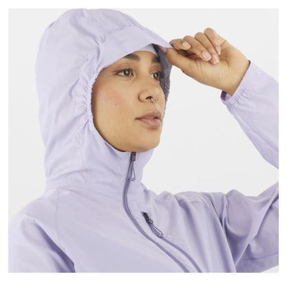 Veste coupe-vent Salomon Bonatti Cross Wind Bleu Femme