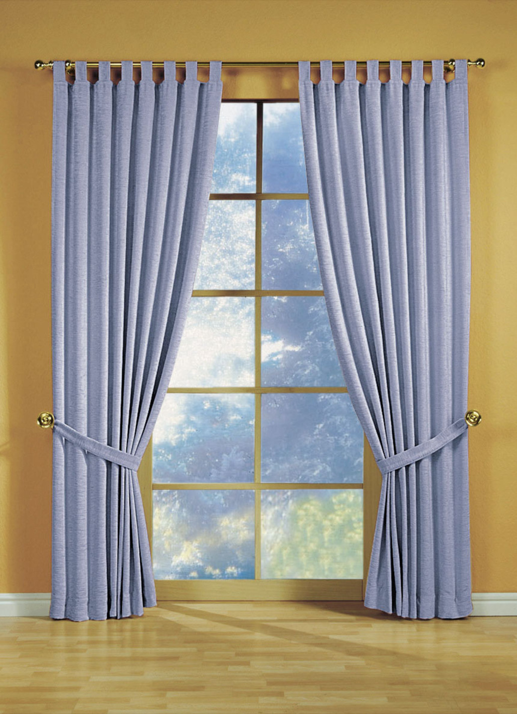 Fensterdekoration aus schwerer Thermo-Chenille-Qualität