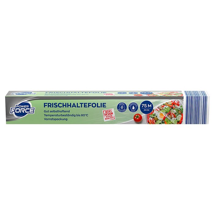 POWER FORCE Frischhaltefolie 75 m x 29 cm