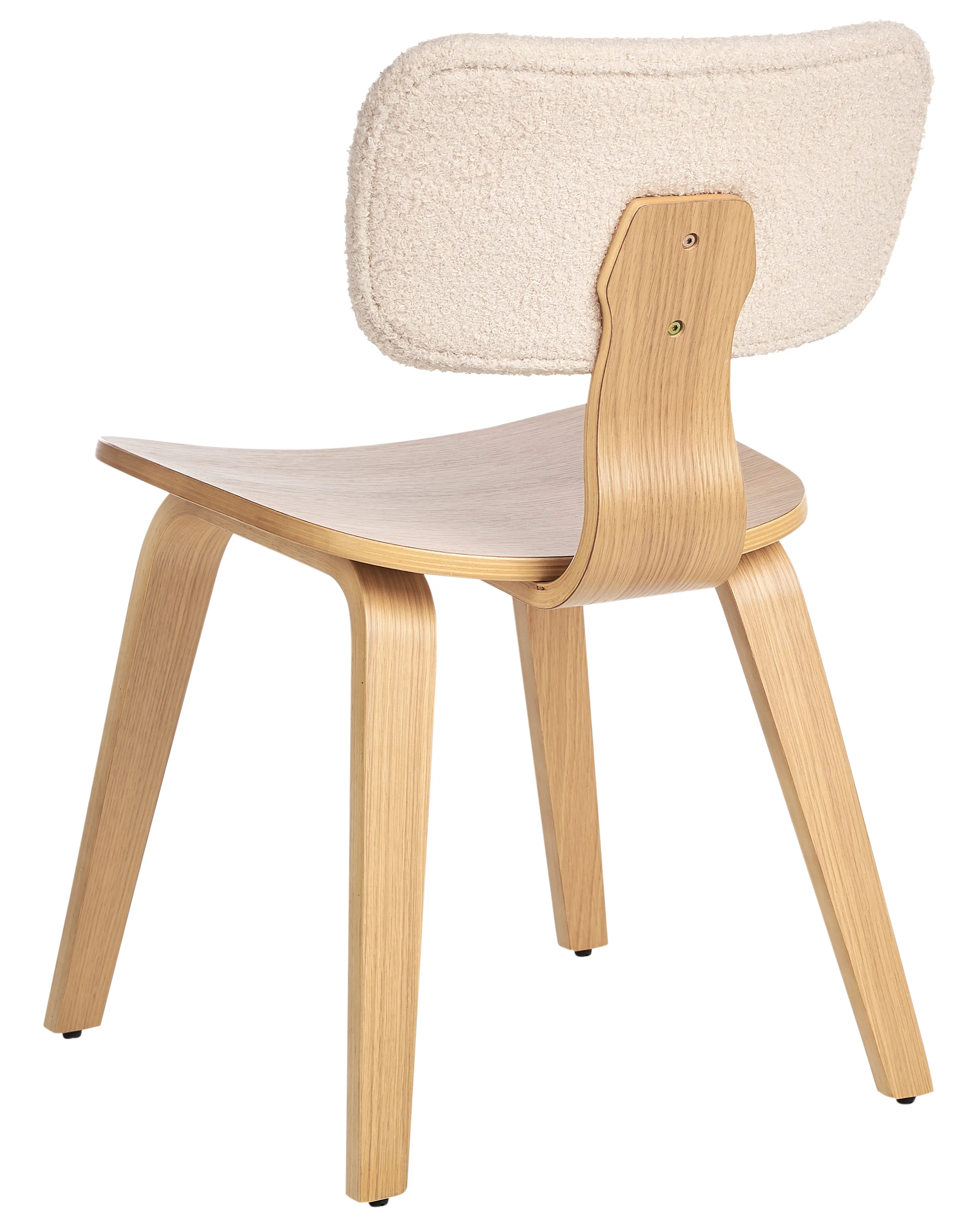 Set van 2 eetkamerstoelen LUCINDA Hout Lichtbruin