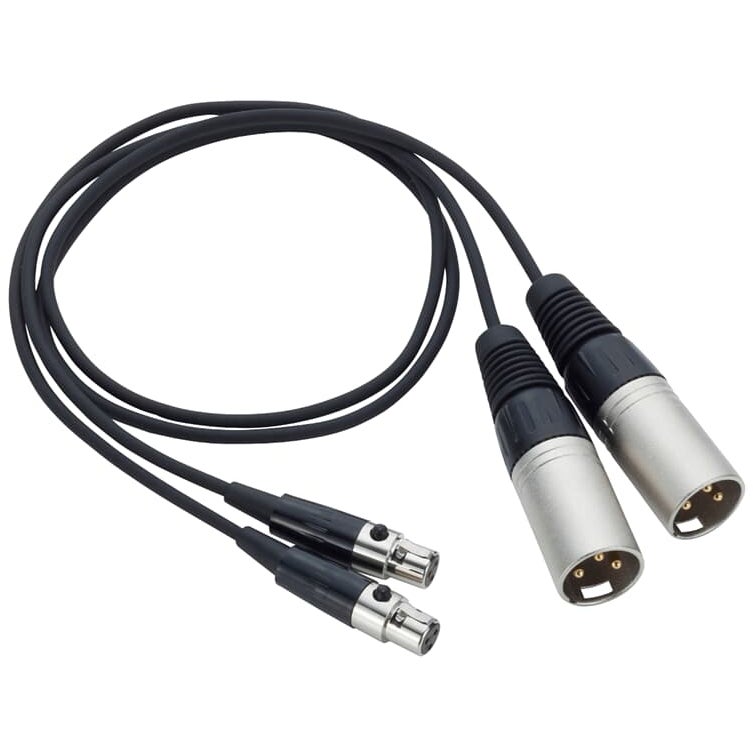 Zoom TXF-8 dubbele TA3F naar XLRm veloopkabel voor Zoom recorders