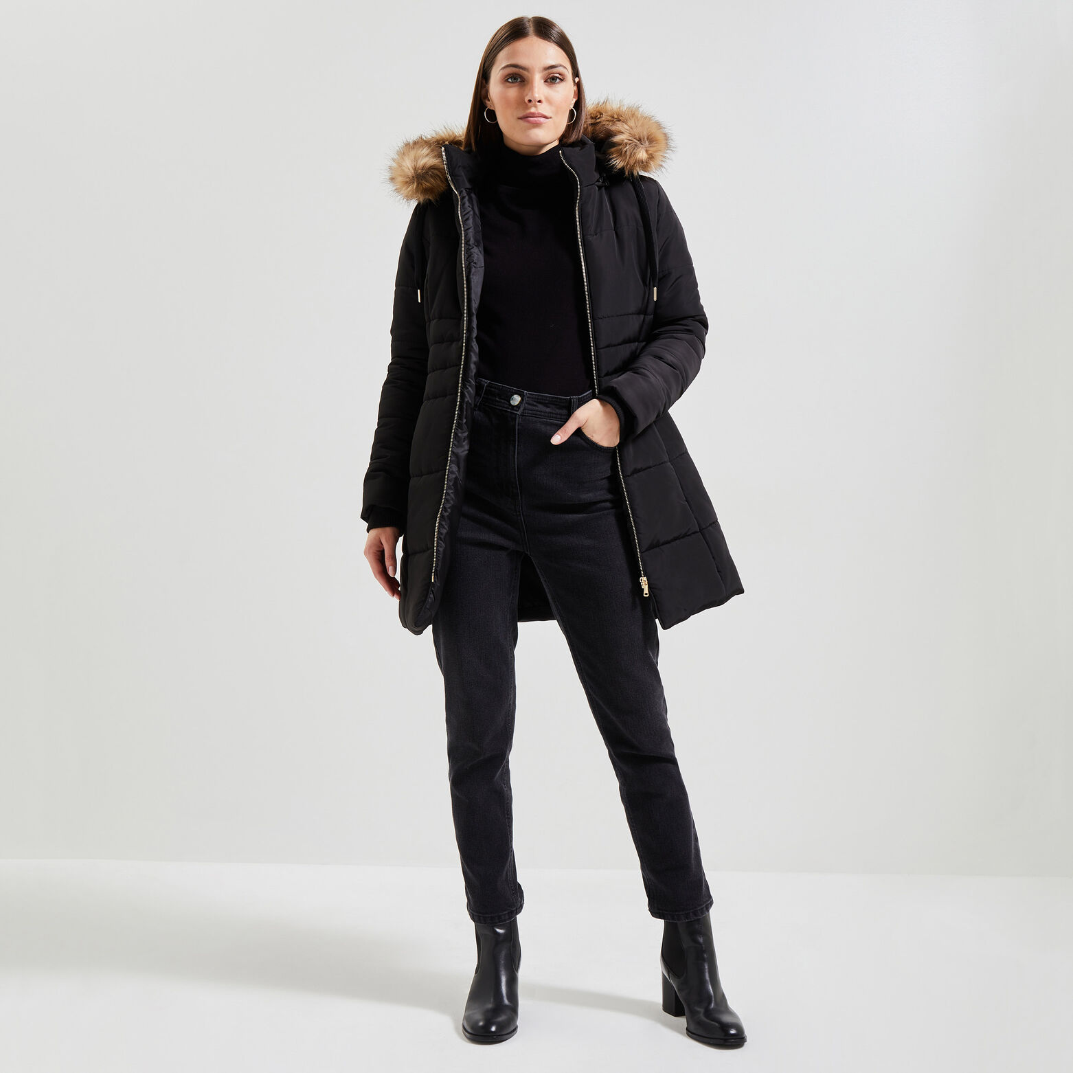 Doudoune longue femme