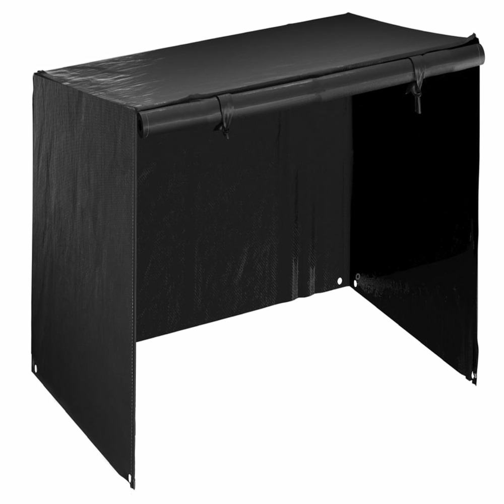 Housses de balancelle 2 pcs 8 œillets 125x90x135/165 cm pe