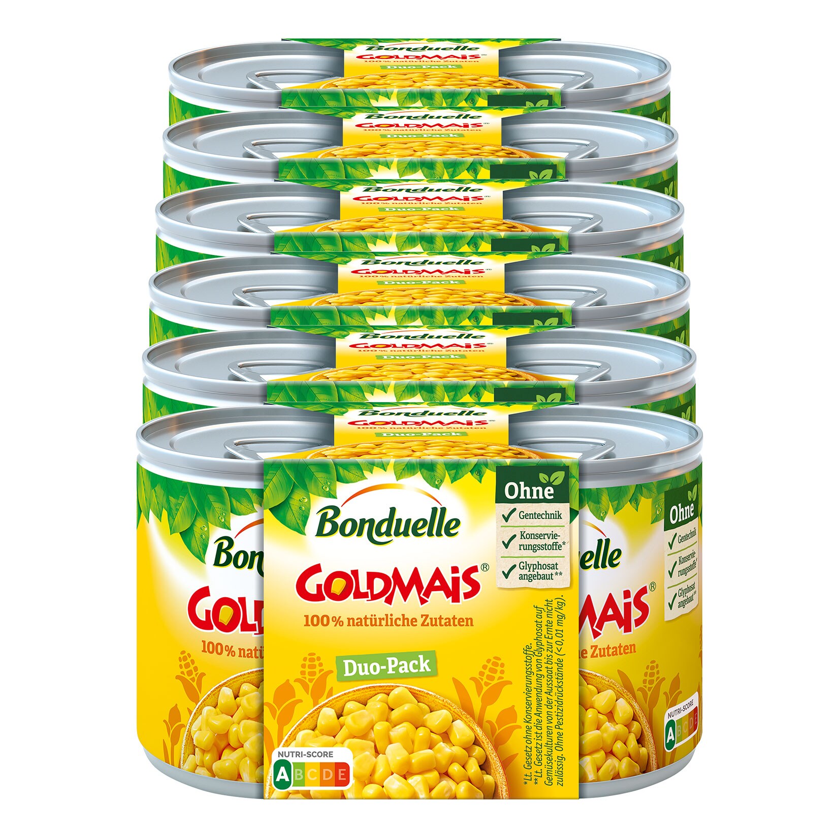 Bonduelle Goldmais 2 x 140 g, 6er Pack