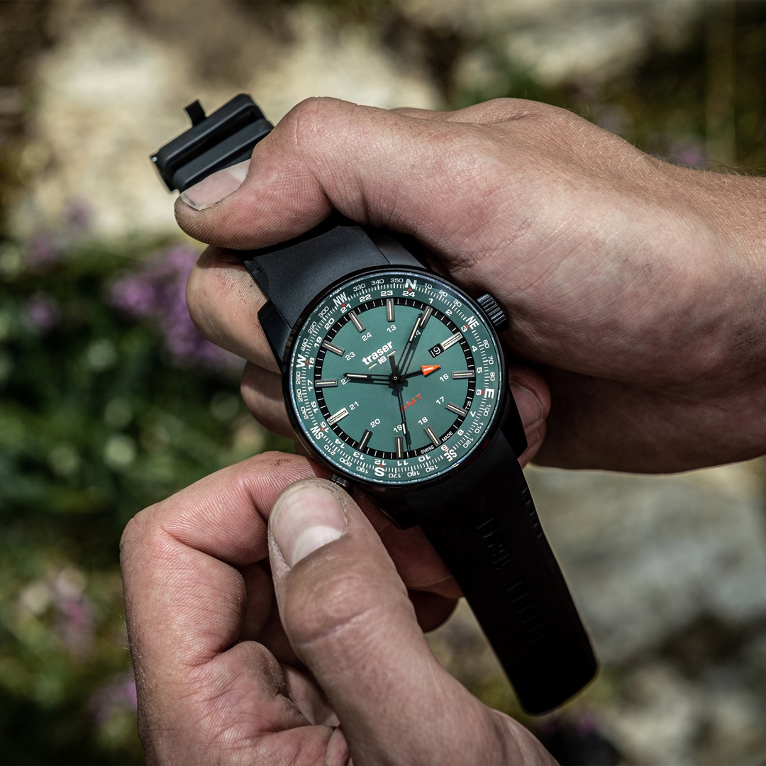 traser P68 Pathfinder GMT Green