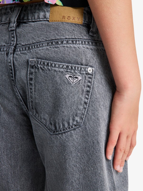 Dawn Patrol Mid Lava Jeans à coupe ample Noir Fille 4-16