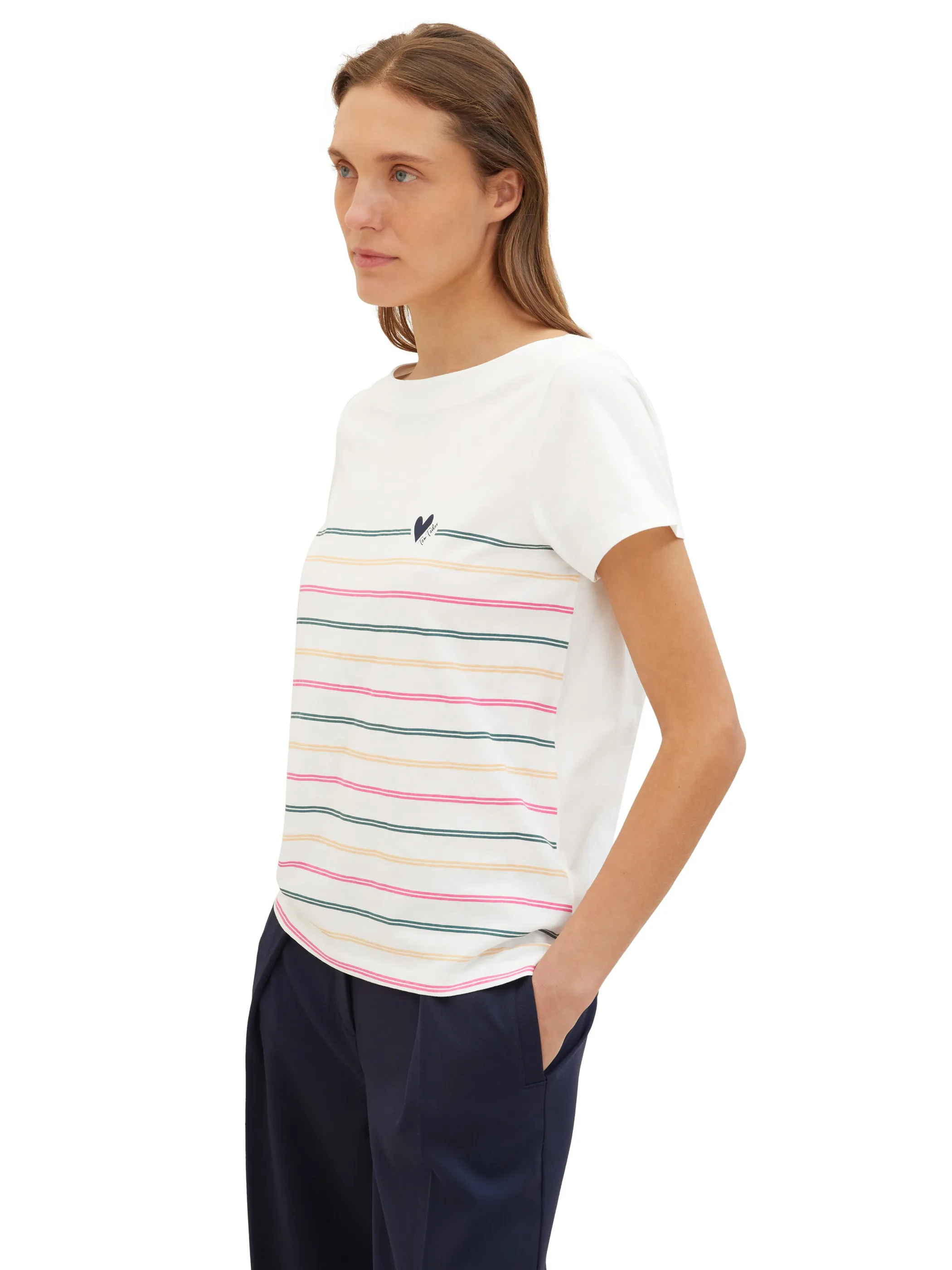 Damen T-Shirt mit Streifen