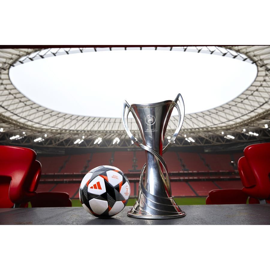 adidas Ballon Champions League Bilbao 2024 Pro Ballon de Match Femme - Blanc/Noir/Rouge