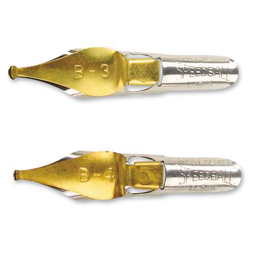 Speedball® B-Serie Schreibfeder 2er-Sets, rund