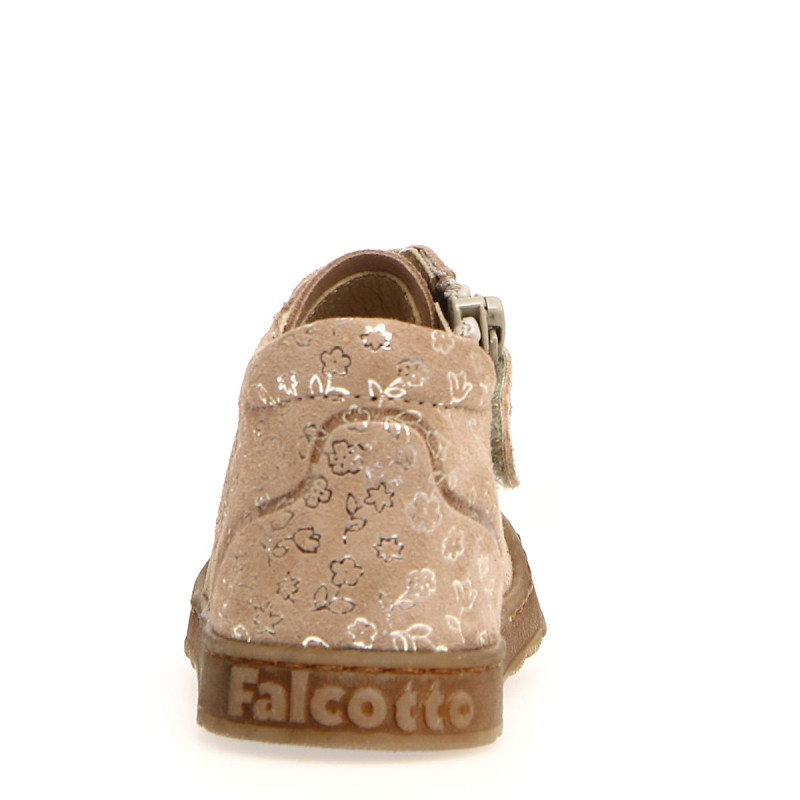 Falcotto Falcotto Labloom Zip Taupe Motifs Dorés