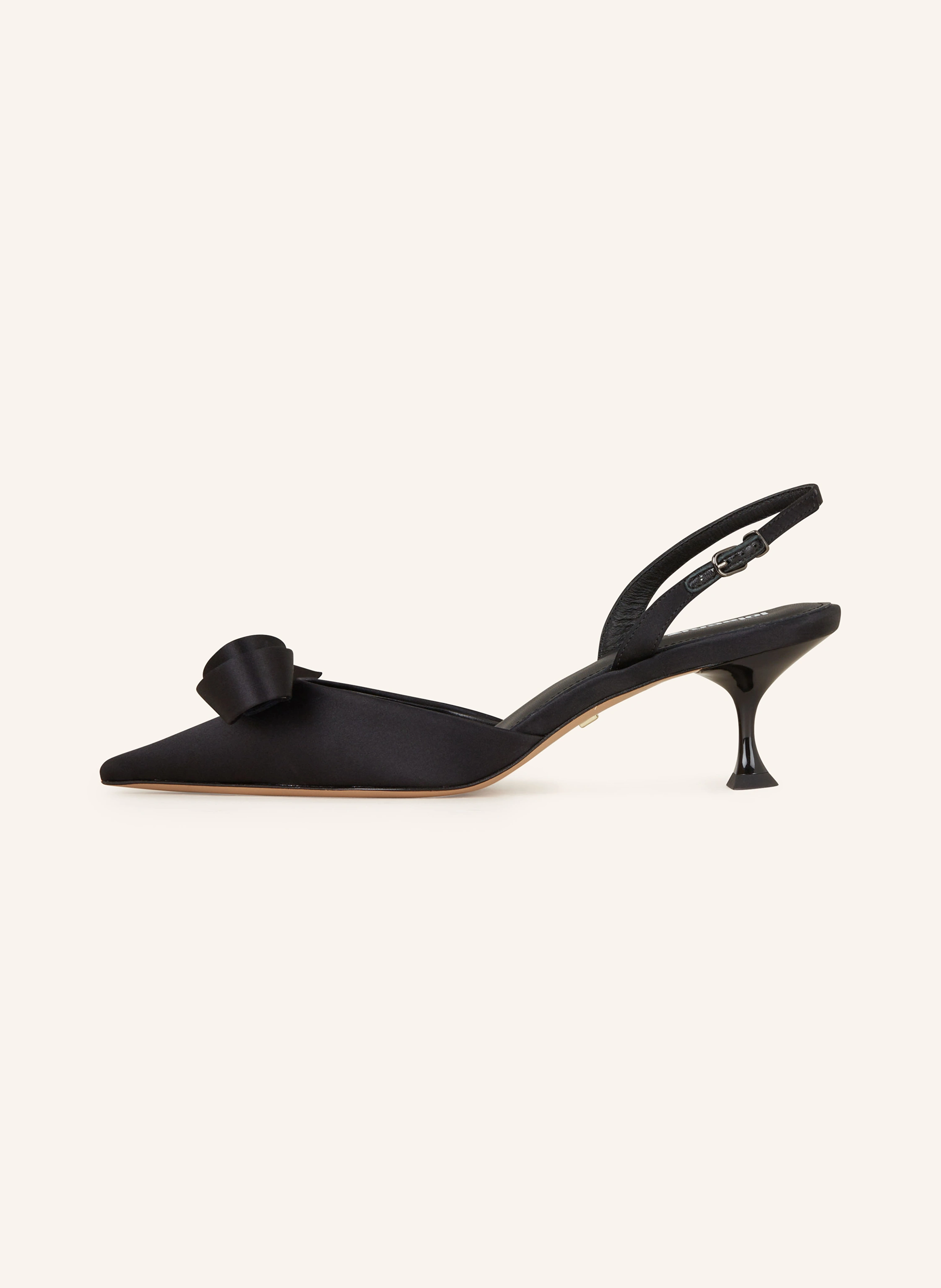 Lola Cruz Slingpumps mit Schmucksteinen