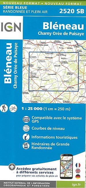 IGN - 2520 SB BLENEAU 1 25 000