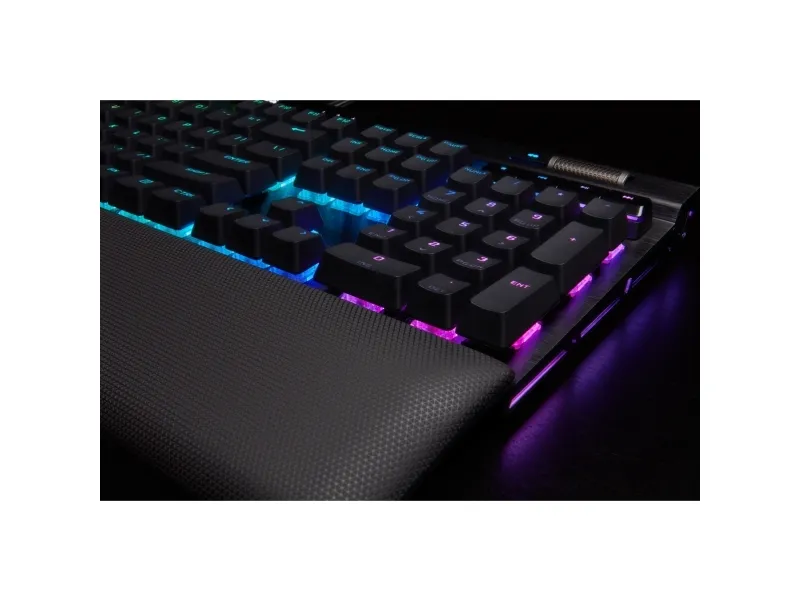 CORSAIR | K100 RGB - tastatur - bagbelyst - USB - Nordisk - tastaturkontakt: CORSAIR OPX RGB