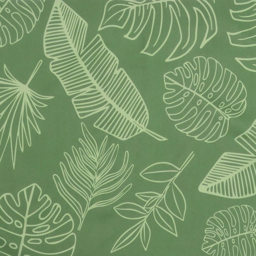 Coussins de palette 2 pcs motif de feuilles tissu