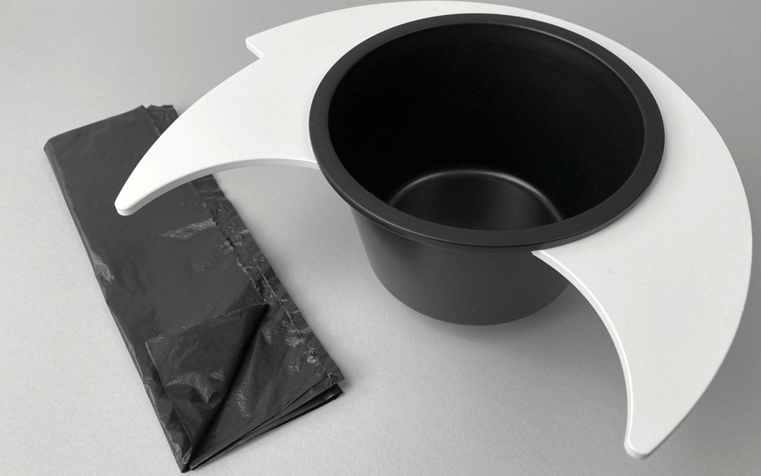 Flexaport Trenntoiletten-Einsatz Set passend für Porta Potti 145 / 345 / 165 / 365 / XGL ab 2011 weiß PVC mit 100 Tüten Recycling 20 my