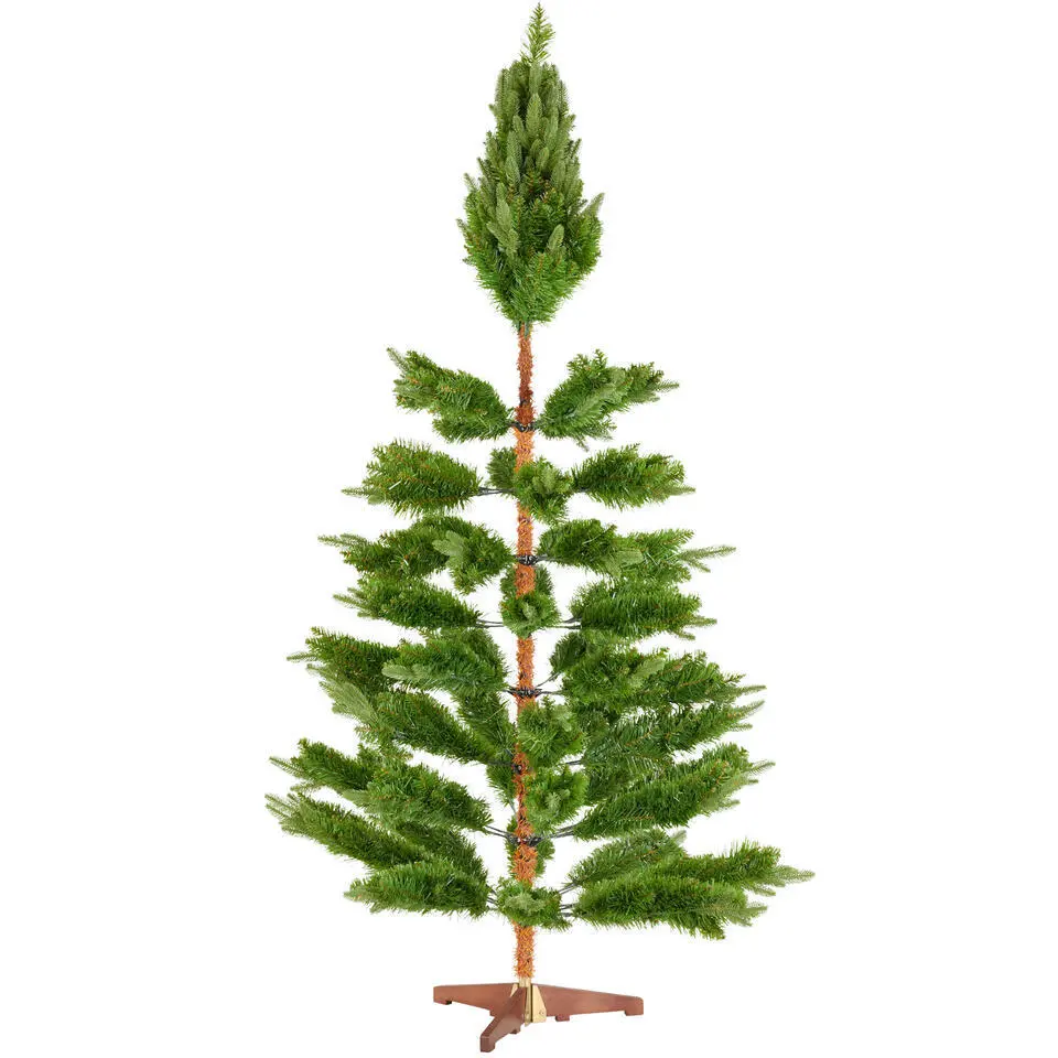tectake Kunstkerstboom Cupid, spuitgietnaalden, Groen