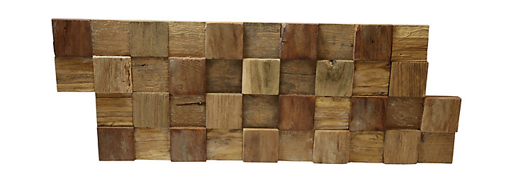 Plaquette de parement intérieur UltraWood Square bois naturel (vendu à la pièce)