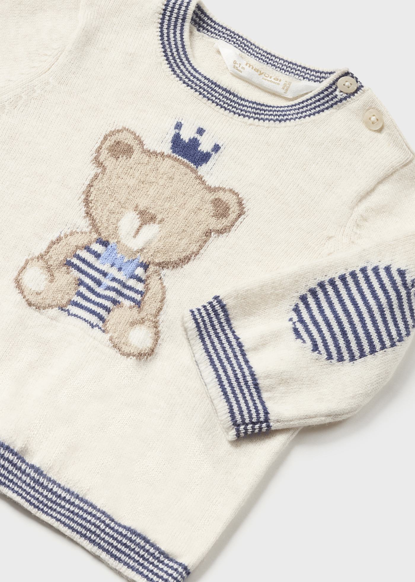 jersey jacquard para recém-nascido