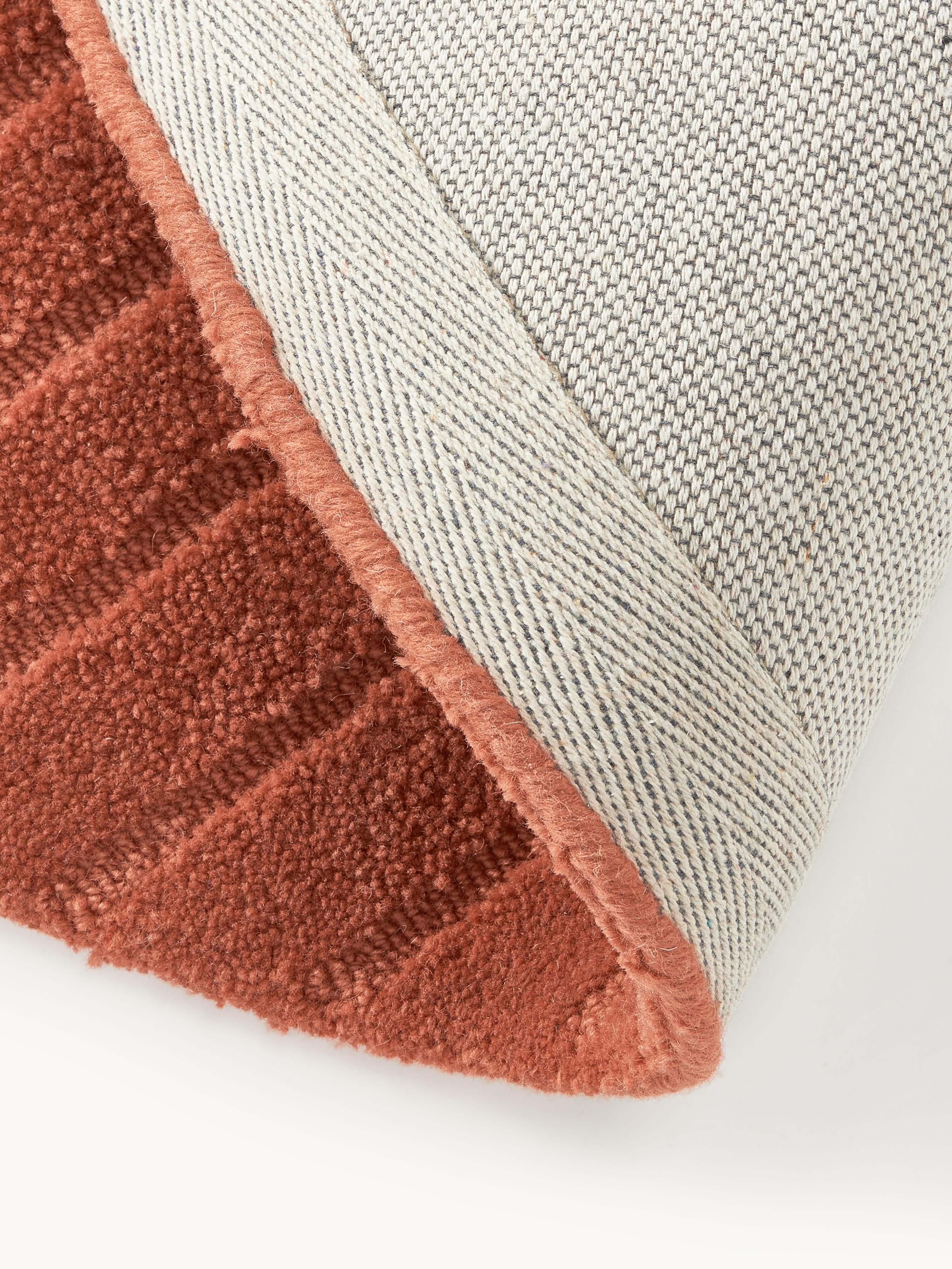 Rond wollen vloerkleed Mason, handgetuft