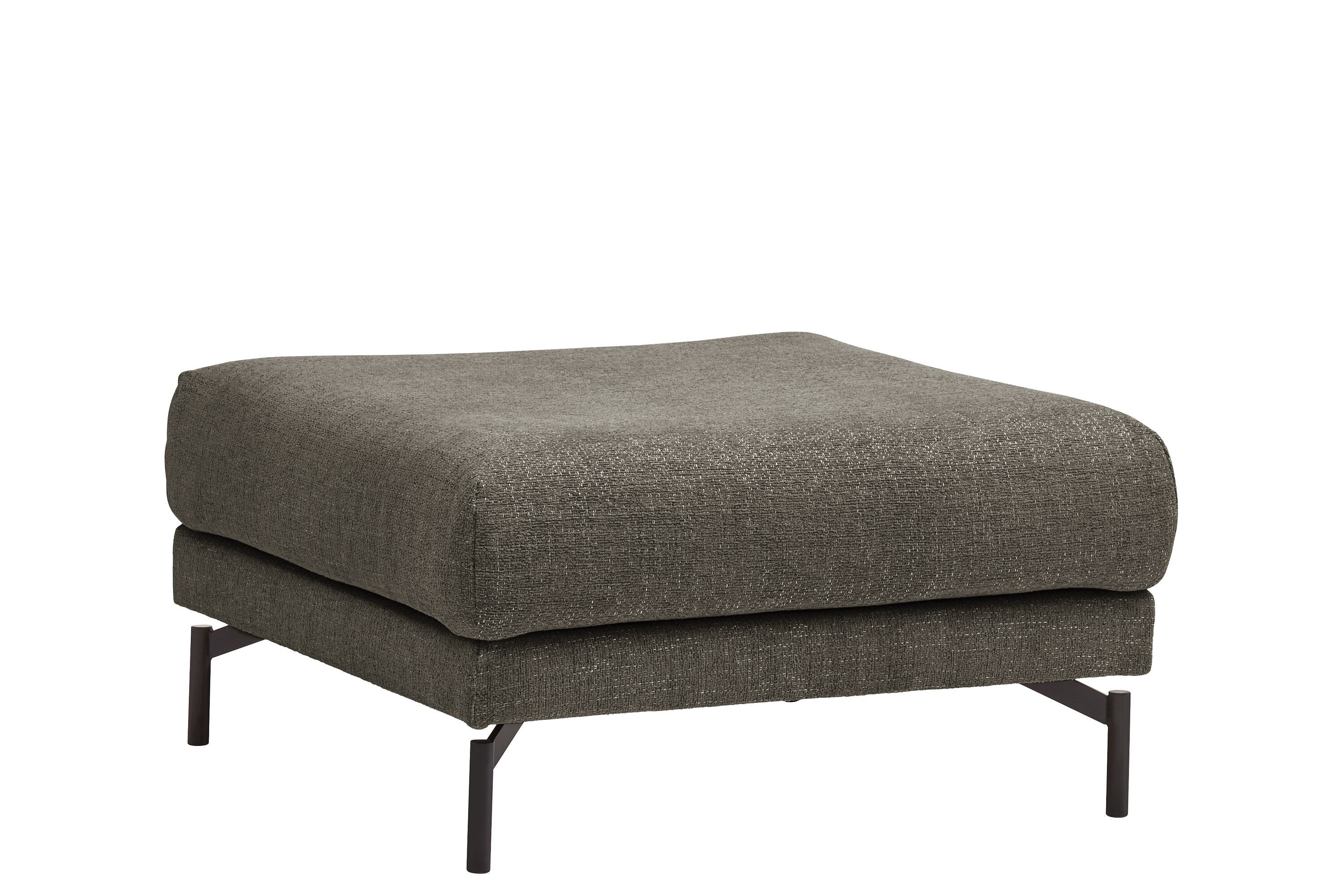 MARTENS Hocker - Anthrazit / B: 86.0 cm x T: 86.0 cm x H: 44.0 cm