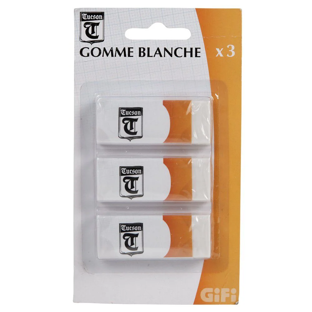 Gomme blanche x3