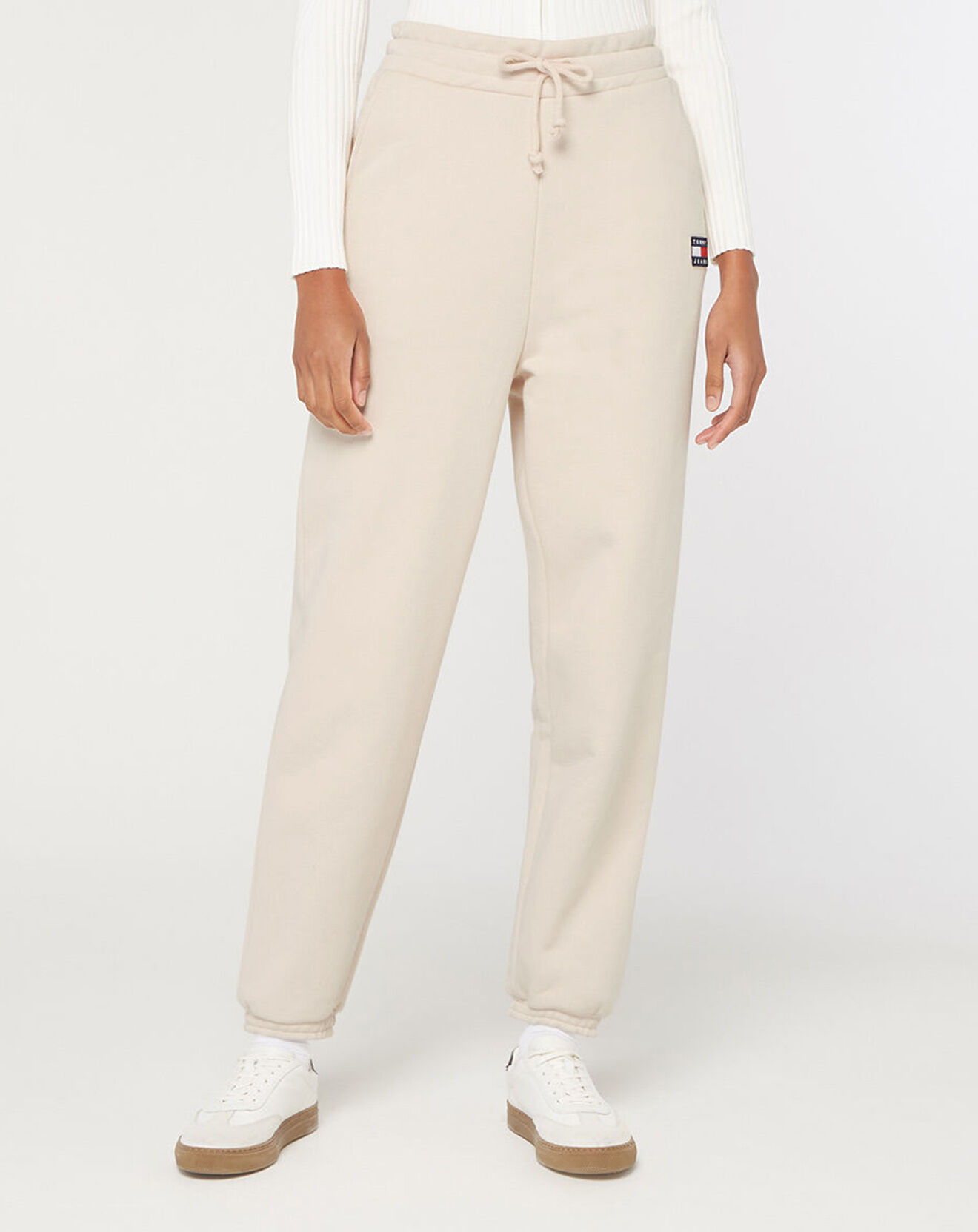 Tommy Jeans Jogging 100% Coton Bio  Relaxed beige