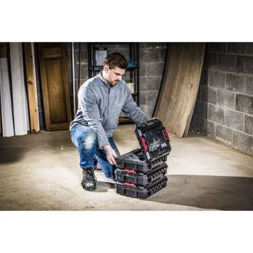 SKIL Compacte stapelbare gereedschapskoffer met universele insert
